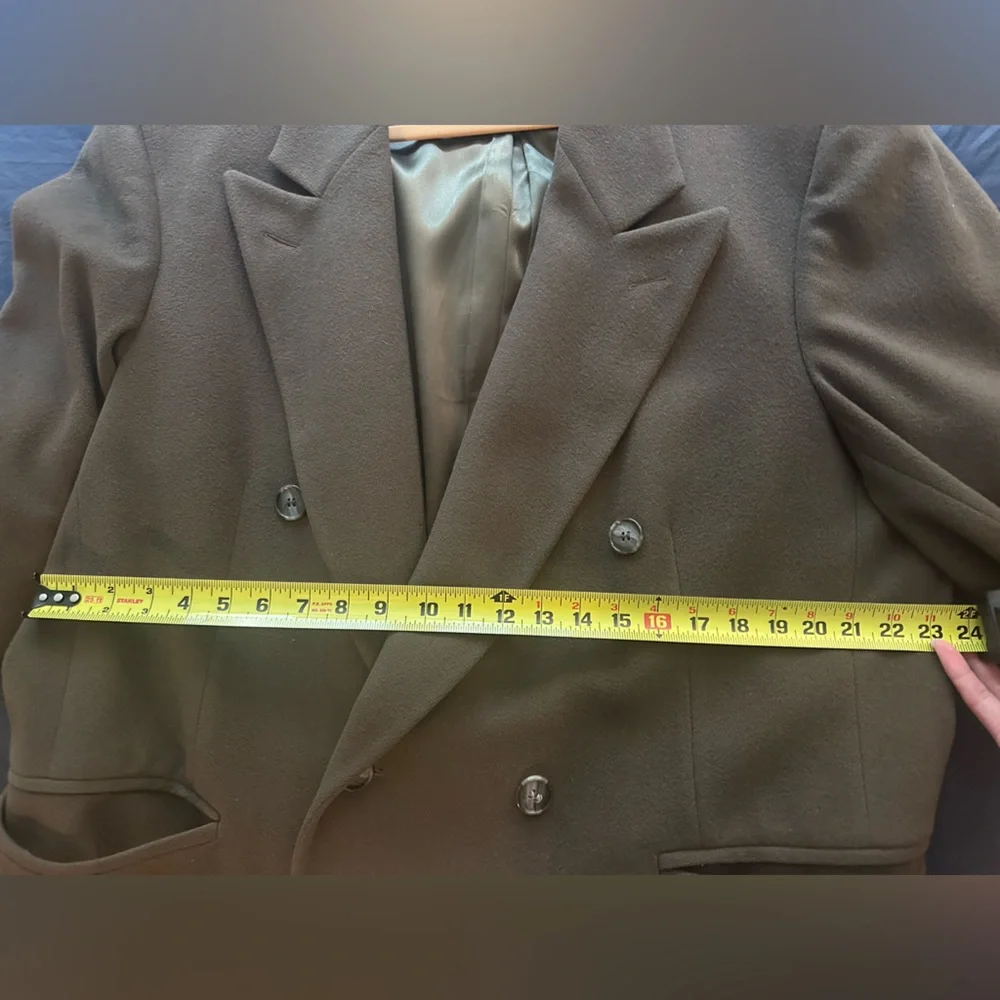 Dior Double-Breasted Long Trench Coat in Dark Brown